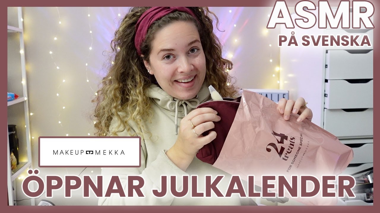 ÖPPNAR MAKEUP MEKKA JULKALENDER 2022 | ASMR | MASSA CRINKLE SOUNDS