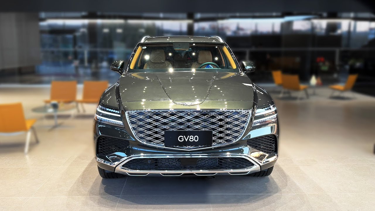 2025 Genesis GV80 2.5T AWD 5-seater Exterior and interior detailed visual review 4k