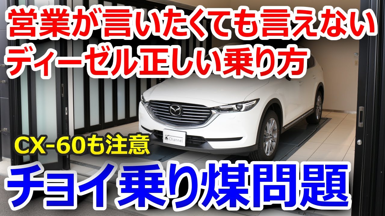【ディーゼルの疑問を解決】スカイアクティブD2.2 クリーンディーゼルでチョイ乗りを繰り返しても大丈夫？ |  SkyActive D2.2 Diesel rev | CX-5 CX-8 CX-60