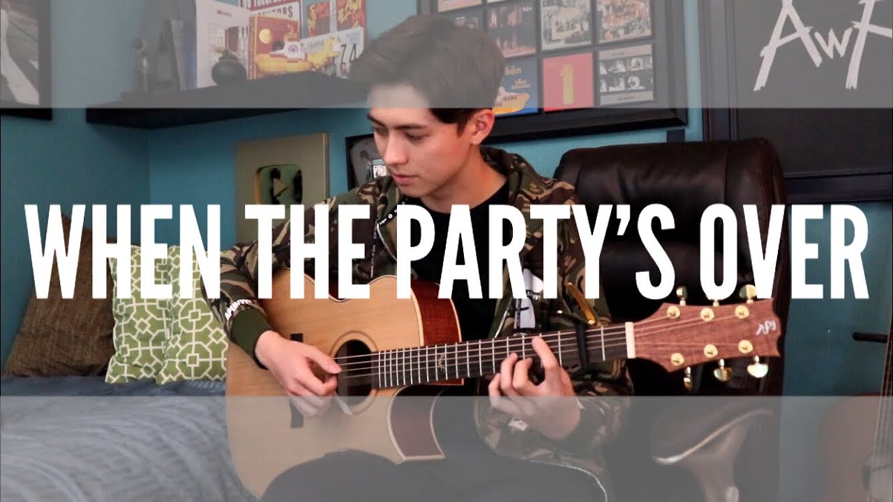 When the Party's Over - Billie Eilish - Cover (fingerstyle guitar) Now on Spotify
