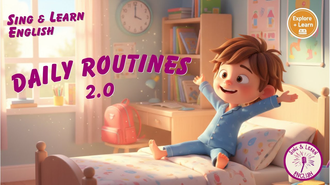 ⏰ Daily Routines 2.0 | Fun English Song for Kids 🎶
