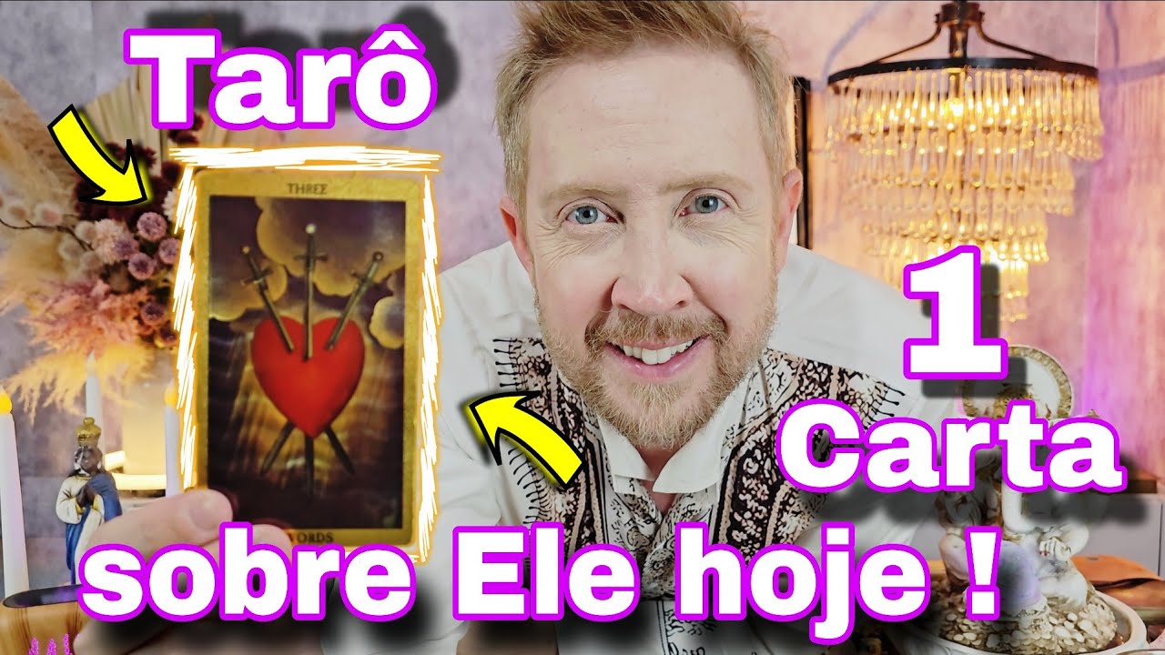 1 CARTA SOBRE ELE HOJE ! QUAL A ENERGIA DELE HOJE EM RELAÇÃO A VOCÊ?rei do oráculo hoje,bubatarohoje