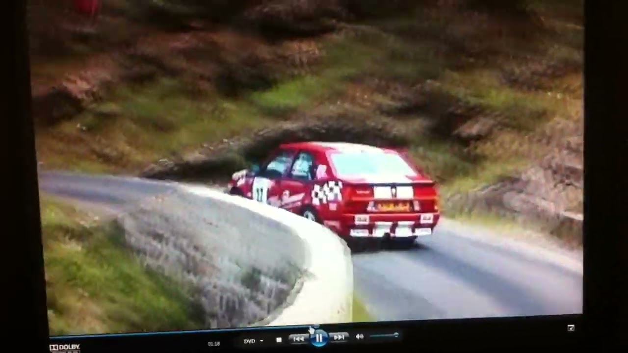Alfa Roméo 75 v6 rallye cigalois Delmas Franck