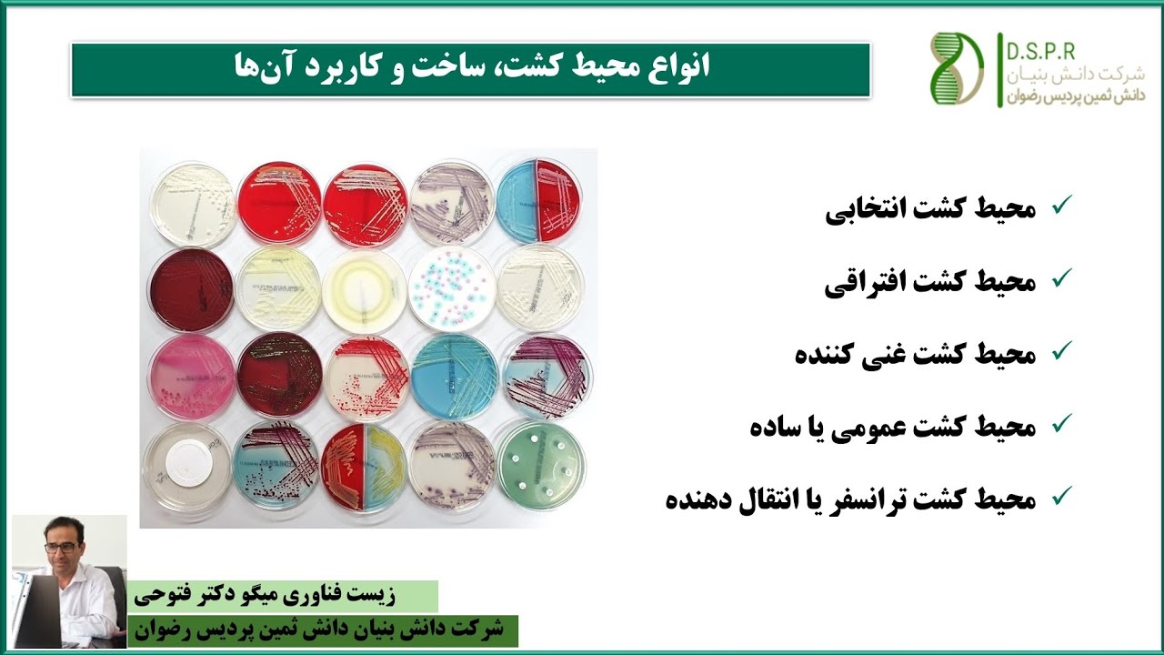 انواع محیط کشت، ساخت و کاربرد آن‌ها