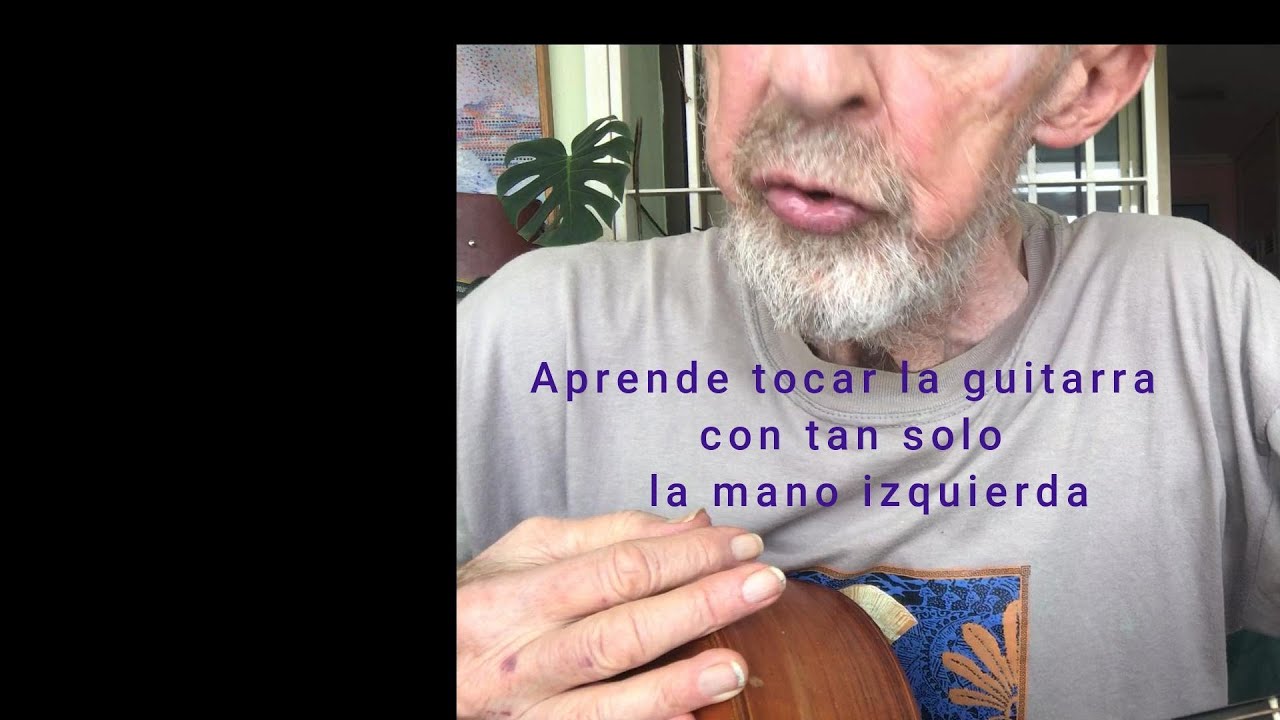 Aprende tocar la guitarra tan solo con la mano izquierda