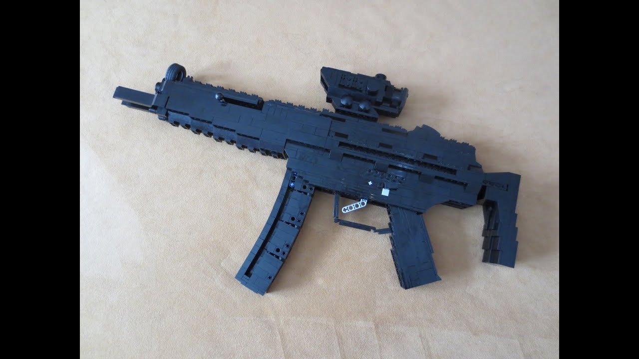 Lego: Shell Ejecting MP5 (Working) + Instructions