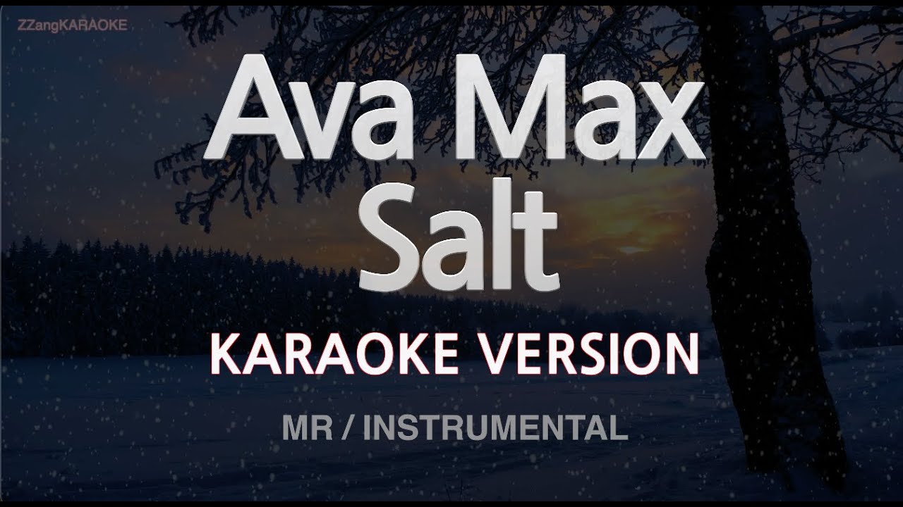 Ava Max-Salt (MR/Instrumental) (Karaoke Version)