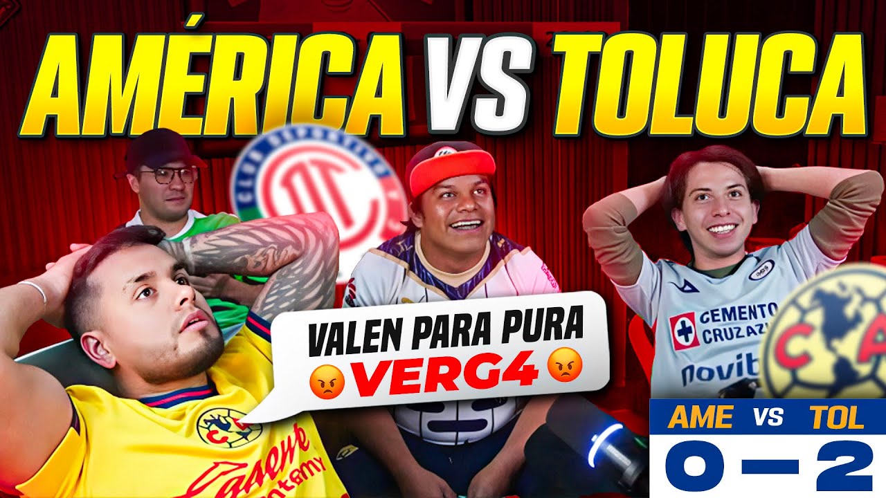 REACCION AL PARTIDO DE AMERICA vs TOLUCA ⚽️