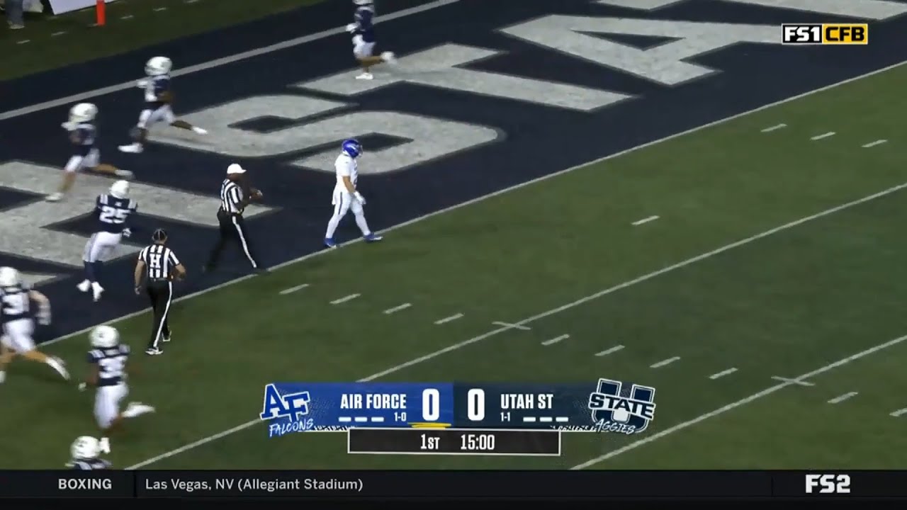 Highlight's from Utah State's 49-30 Conference-opening win over Air Force