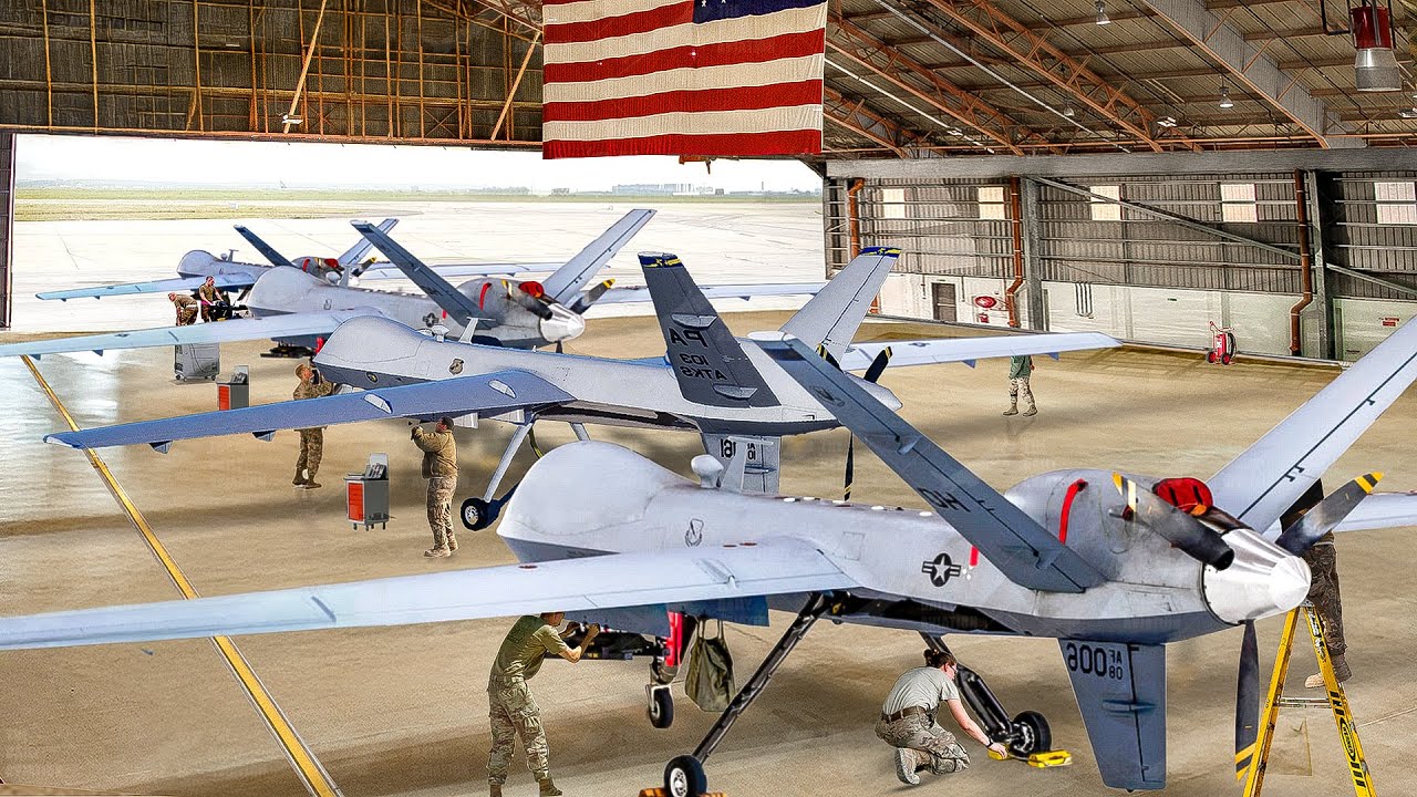 US Airmen Building Feared $200 Million Drone for Scary Strike Mission