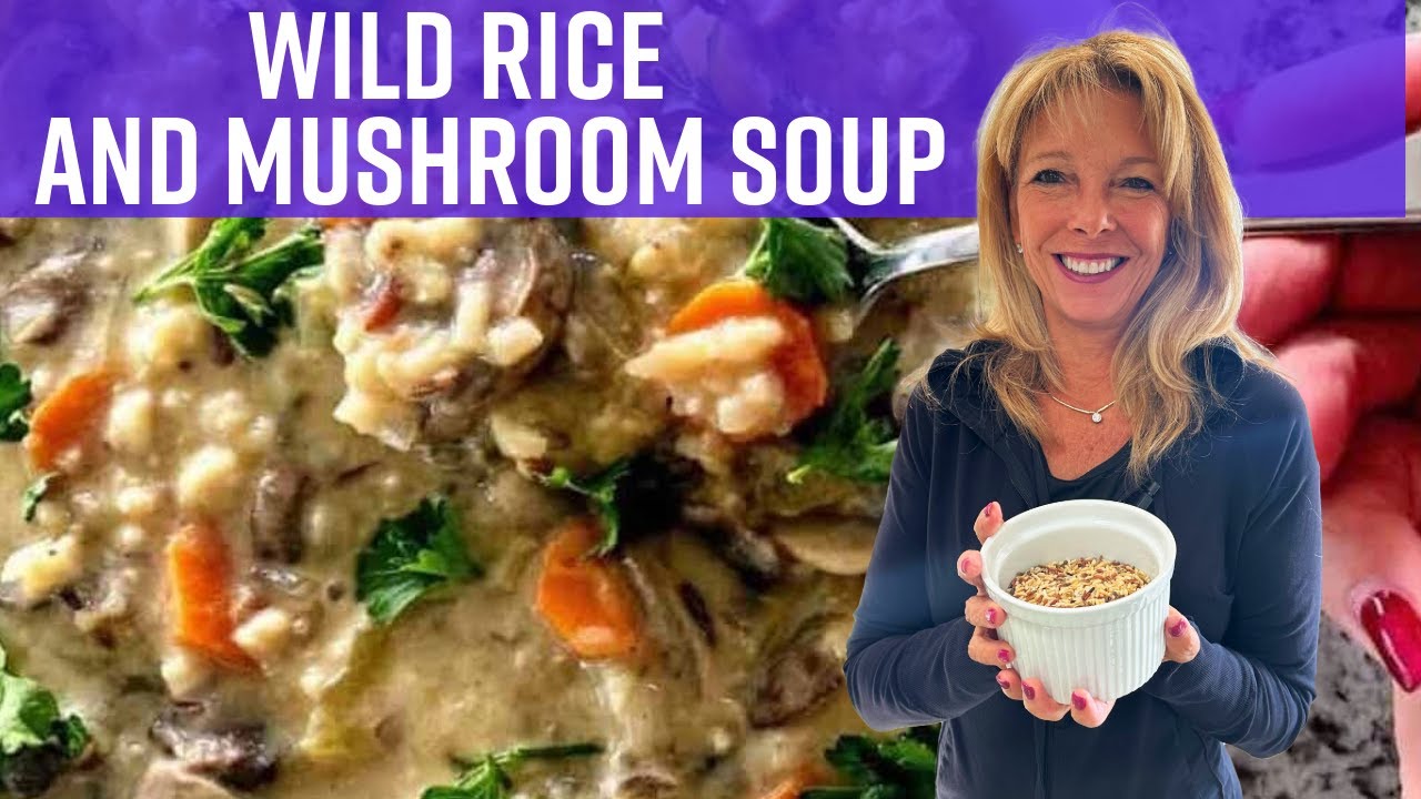 One-Pot Wild Rice Soup With Mushrooms| Kathy's Vegan Kitchen