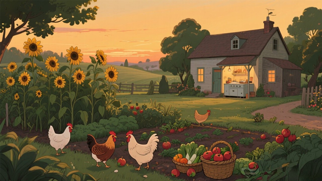 A Classic 1920s Home Garden — Another Room Where Calm Grows Beneath Open Skies
