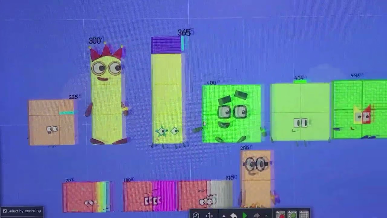 Numberblocks Ragdoll Pack for Ultimate Foot rally!