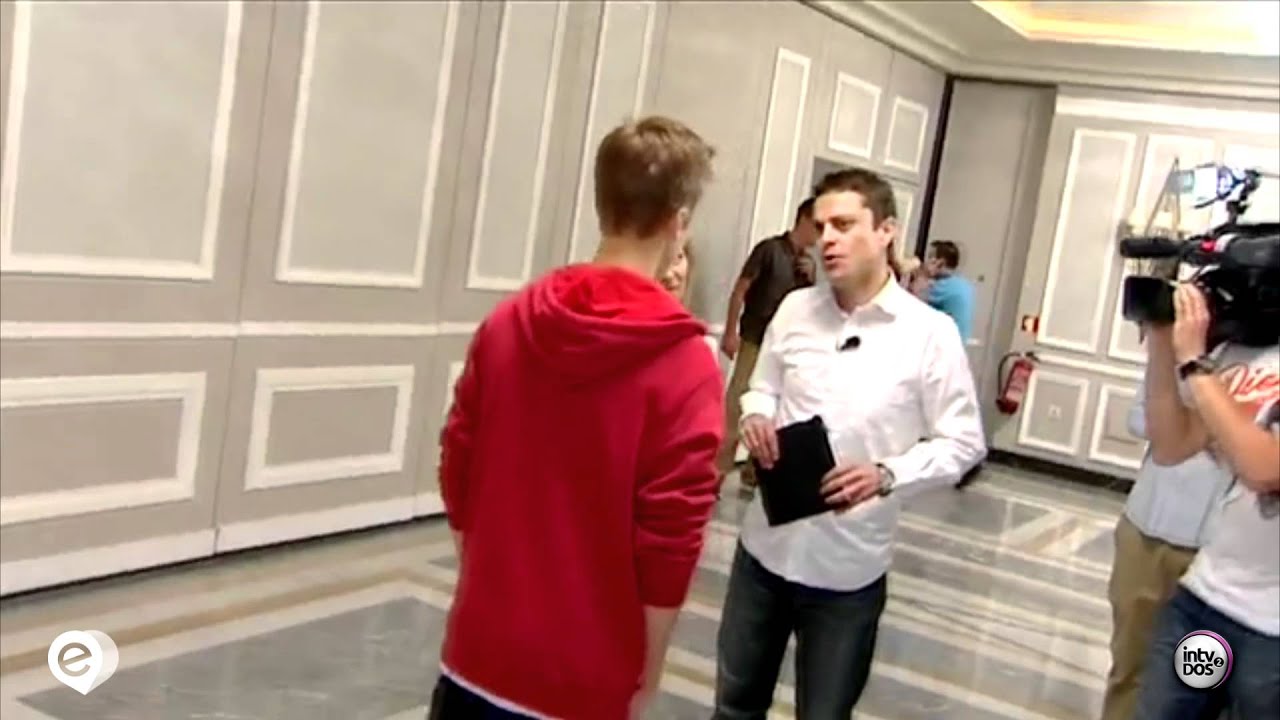 ENTREVISTA A JUSTIN BIEBER EN ESPAÑA - JUNIO 2012