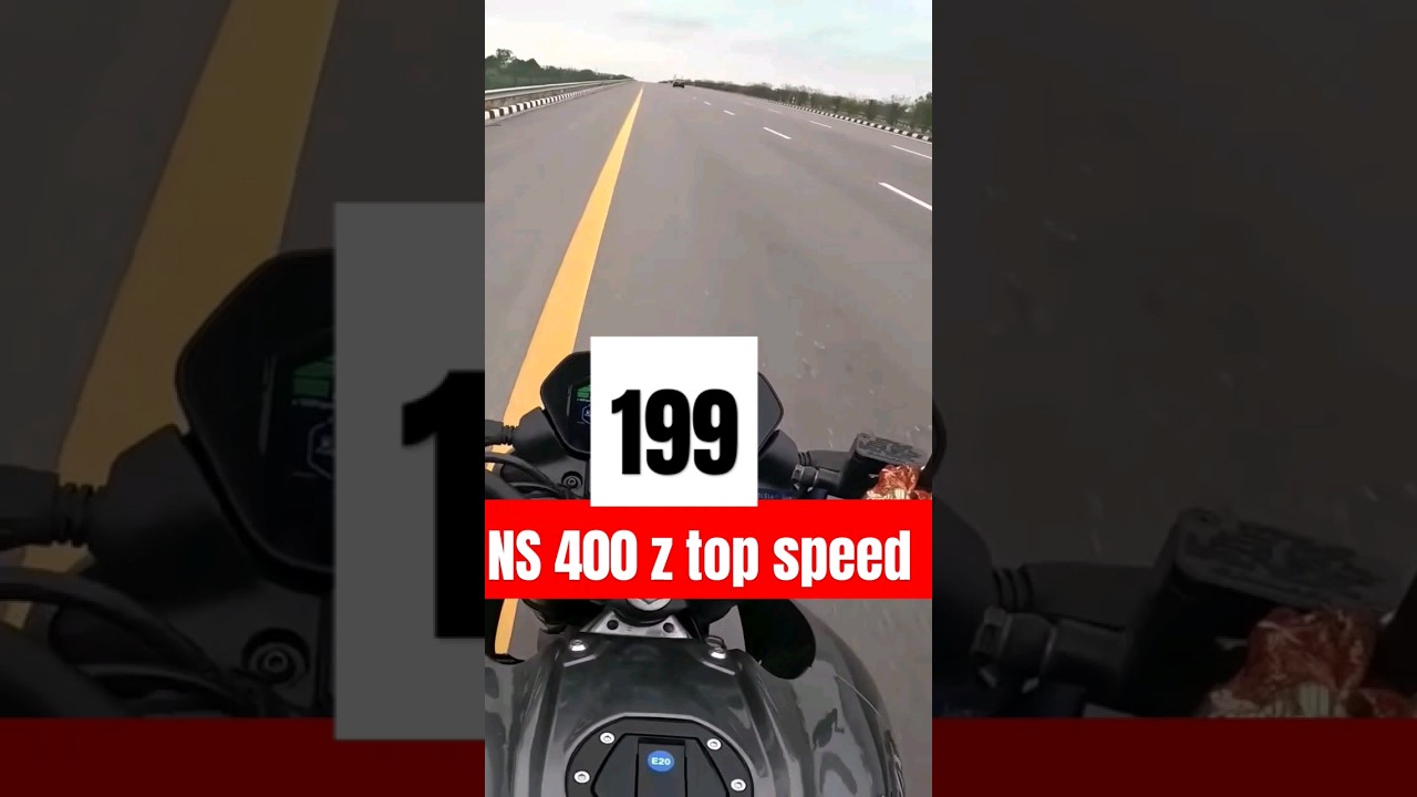 Pulsar Ns 400z Top speed 😱 OMG ||