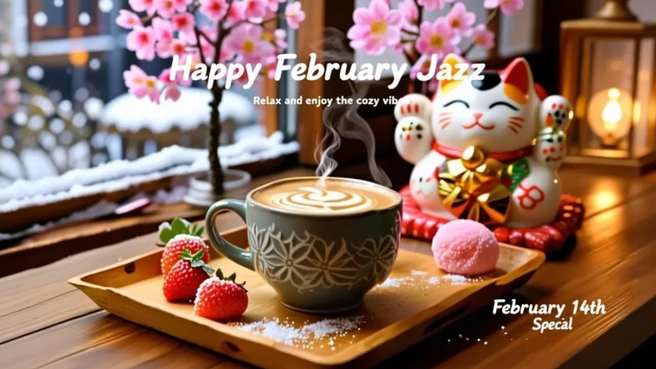 Happy February Jazz ☕ Relaxing Winter Coffee Music Smooth Bossa Nova & Instrumental for a Great Mood