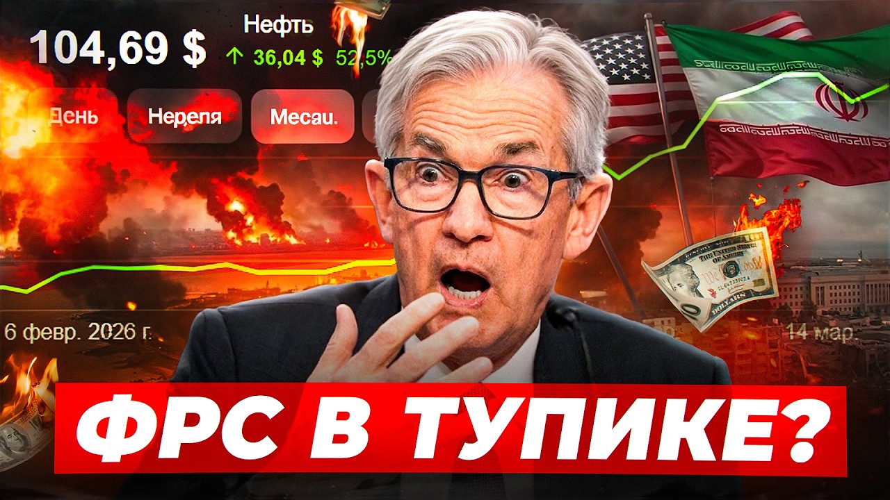 НЕФТЬНОЙ ШОК и РОСТ ИНФЛЯЦИИ! Что ответит ФРС? Заседание ФРС 18.03.26