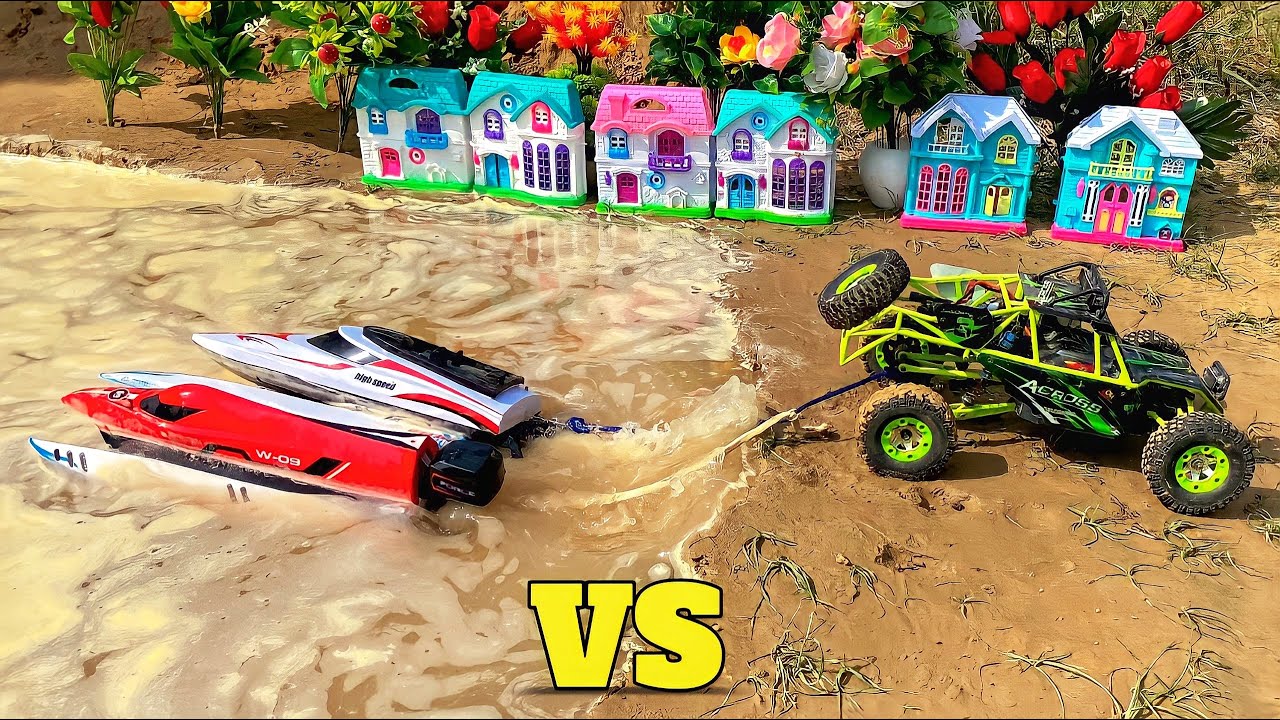 RC Boat vs RC Car | Remote Control Car | High Speed RC Cars