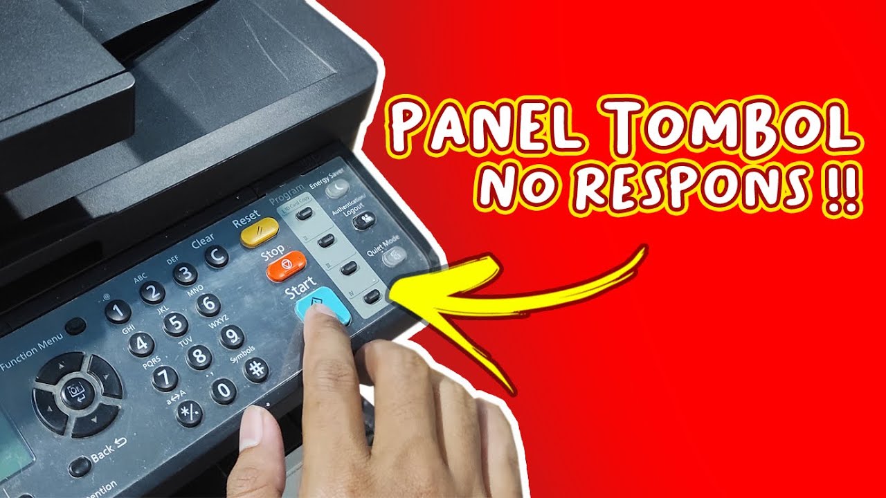 Service tombol panel tidak bisa ditekan kyocera m2040dn | tombol no respons
