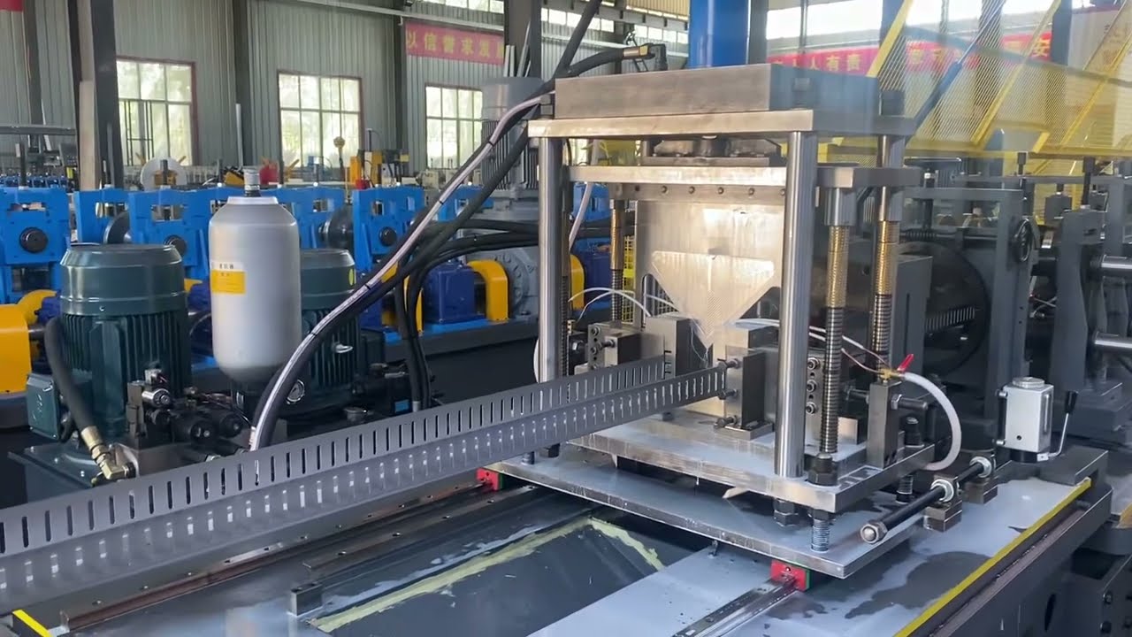 Deflection Slotted Track U Shape Slotted Track Roll Forming Machine for Canada market