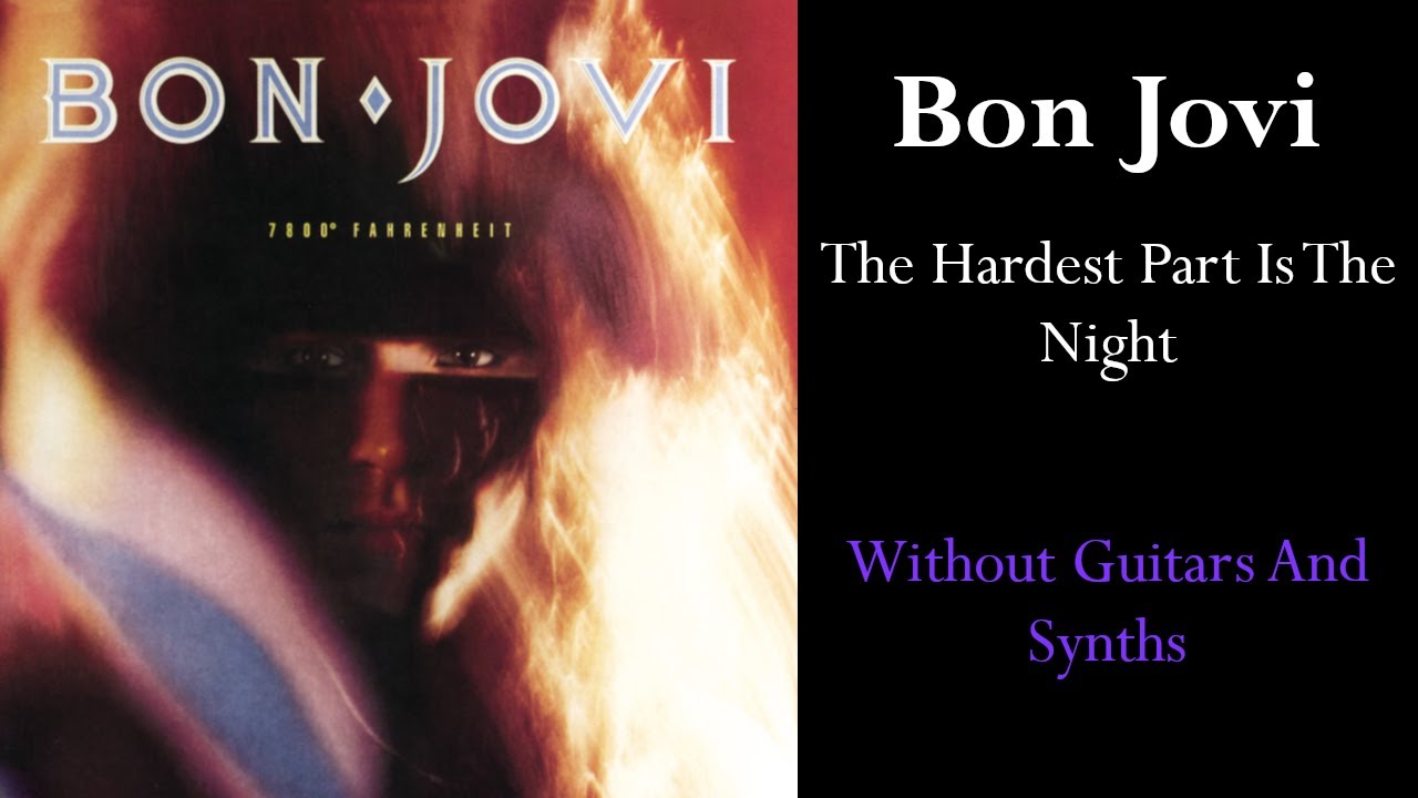 Bon Jovi - The Hardest Part Is The Night (Guitar/Synth Backing Track)