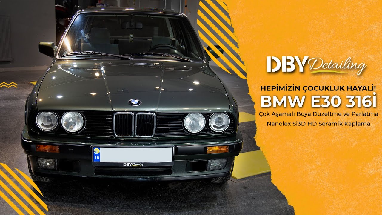 Hepimizin Çocukluk Hayali! -BMW E30 3.16i - Nanolex Si3D HD Seramik Kaplama Uygulamaları