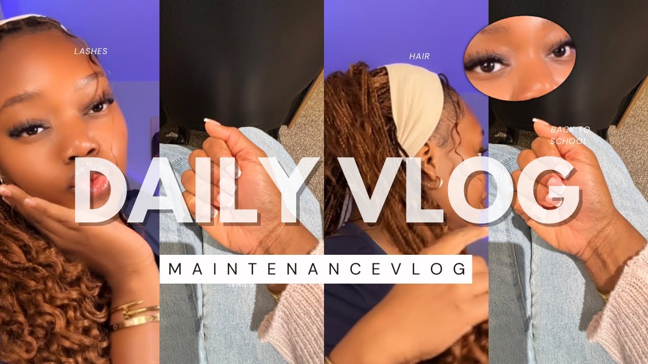 VLOG: baddie on a BUDGET | NAILS | LASHES 💖✨I HAIR Il Fadekemi. O