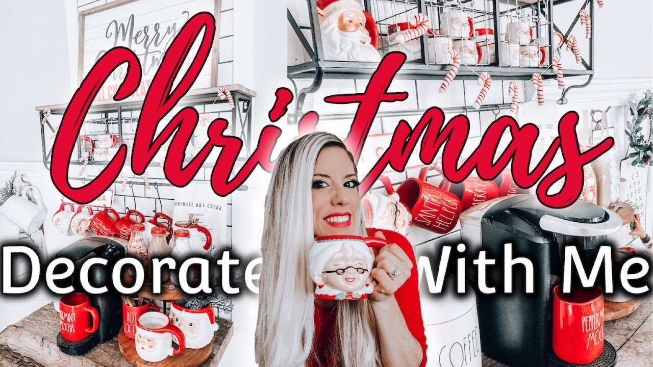CHRISTMAS HOT COCOA & COFFEE BAR IDEAS | CHRISTMAS 2021 DECORATE WITH ME
