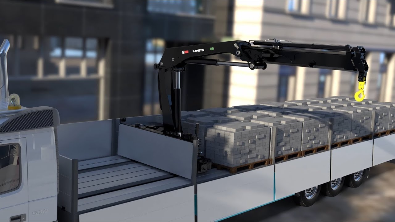 HIAB R-HiPro 112e - The electrically Lithium Ion powered solution