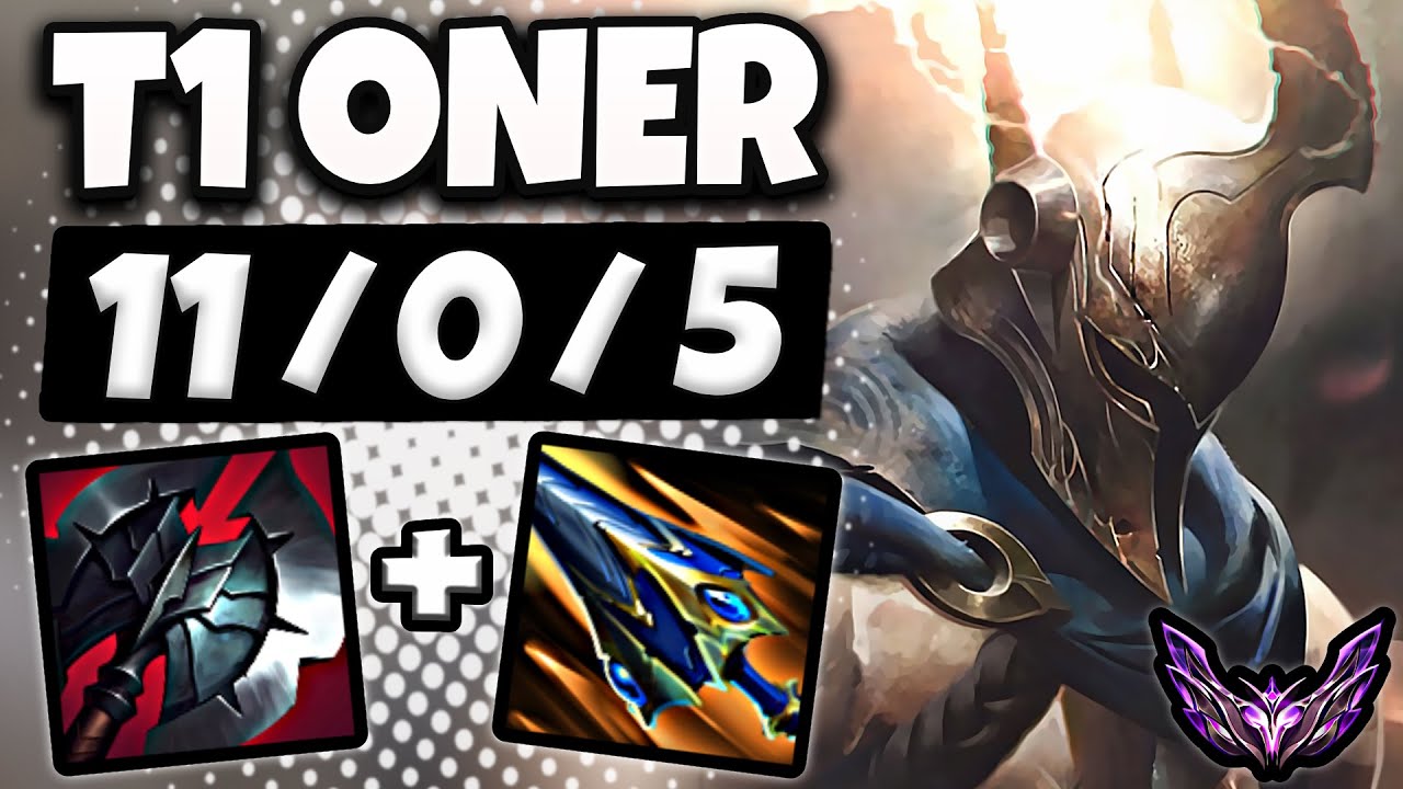 T1 Oner Pantheon vs Poppy [ Jungle ] Patch 25.24 Ranked Korea