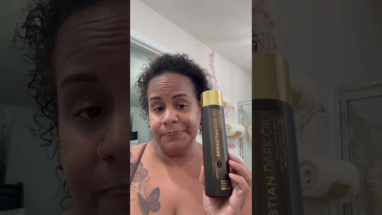 Sebastian Dark Oil Shampoo Review ✨ Silky, Shiny Hair Without Weighing It Down!