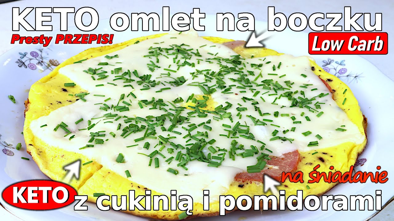 Jajka i boczek inaczej - Jak zrobić KETO śniadanie na bazie JAJEK i BOCZKU❓ - Keto omlet na boczku