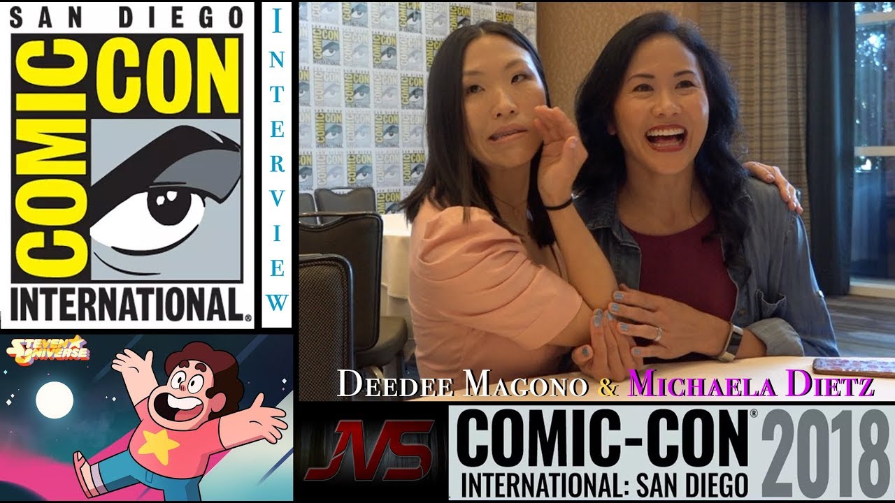 INTERVIEW with DEEDEE MAGNO (Voice of Pearl) & MICHAELA DIETZ (Voice Amethyst) on STEVEN UNIVERSE