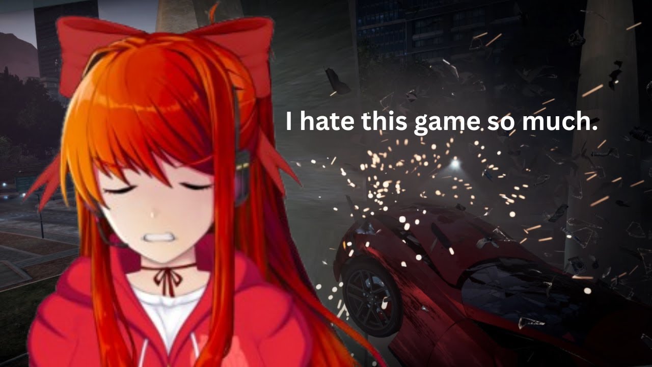Monika loses her mind over a racing game! | Monika After Story, a DDLC Mod :)