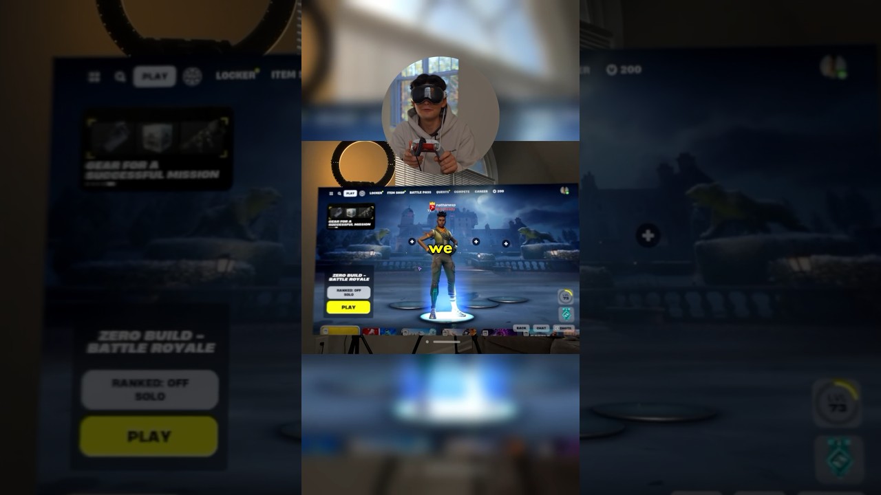 Fortnite on the Apple Vision Pro?