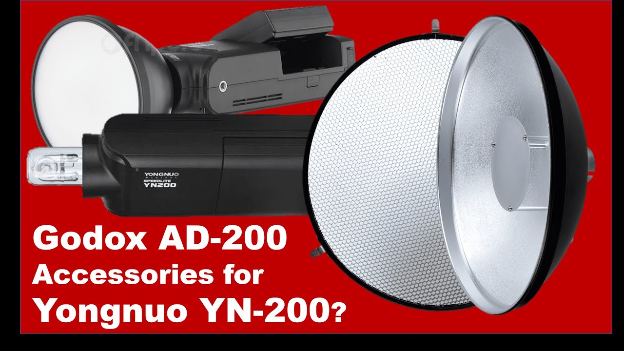 How to Use Godox AD200 Accessories with Yongnuo YN200 Bare Bulb Speedlight?