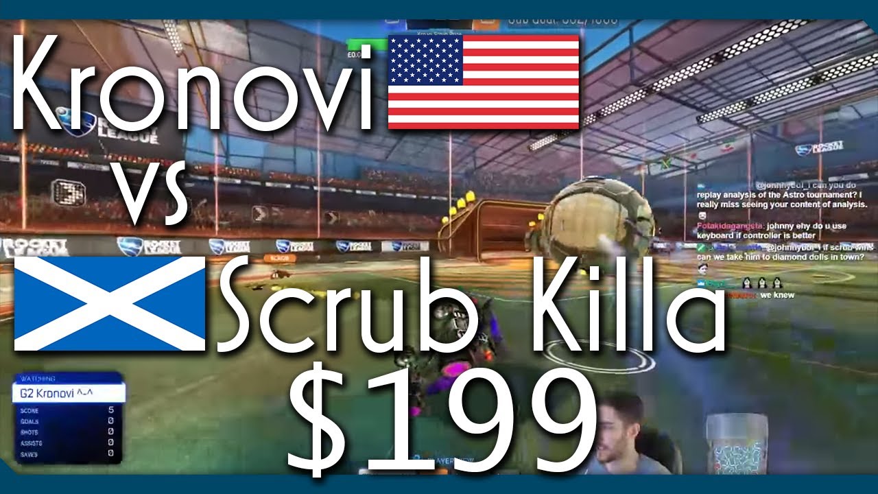 Kronovi vs Scrub Killa | $199 Rocket League 1v1