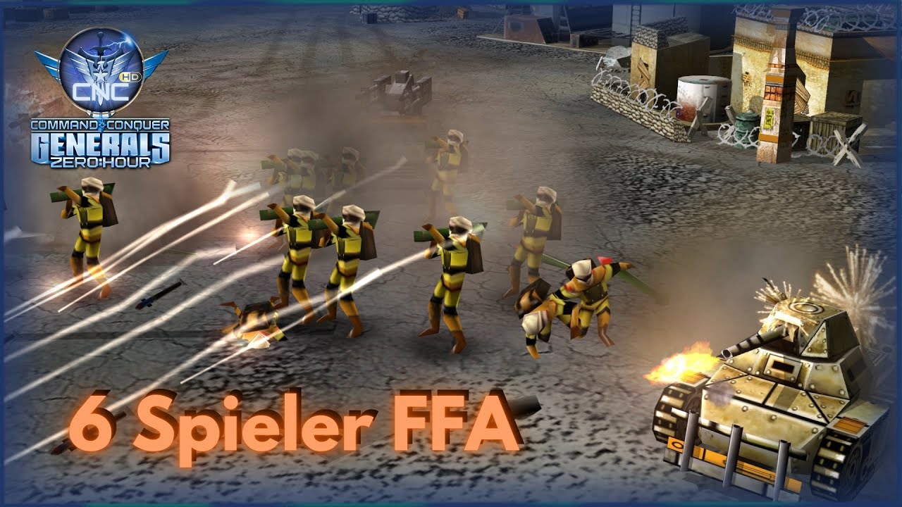[C&C Generals Zero Hour] 6 Spieler FFA - Part 1