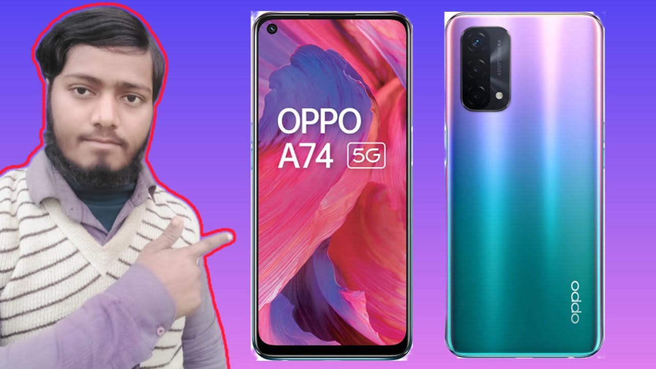 OPPO A74 5G (Fantastic Purple,6GB RAM,128GB Storage)