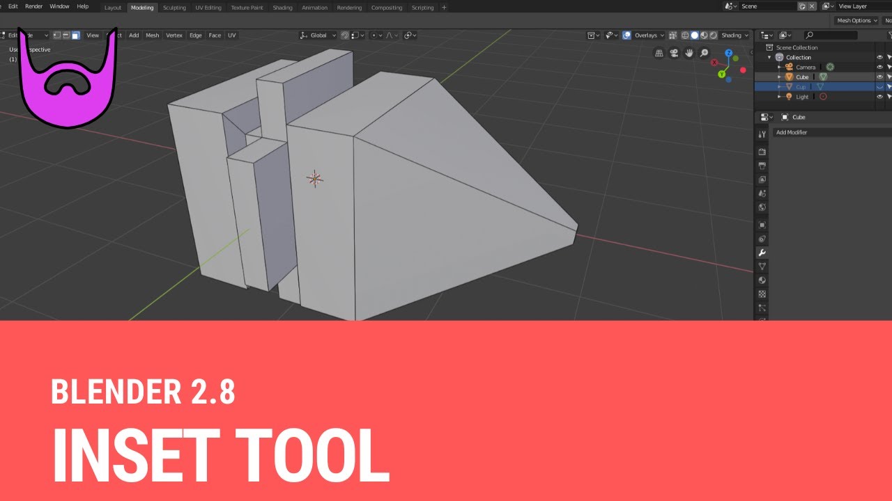 The Inset Tool [Blender 2.8]
