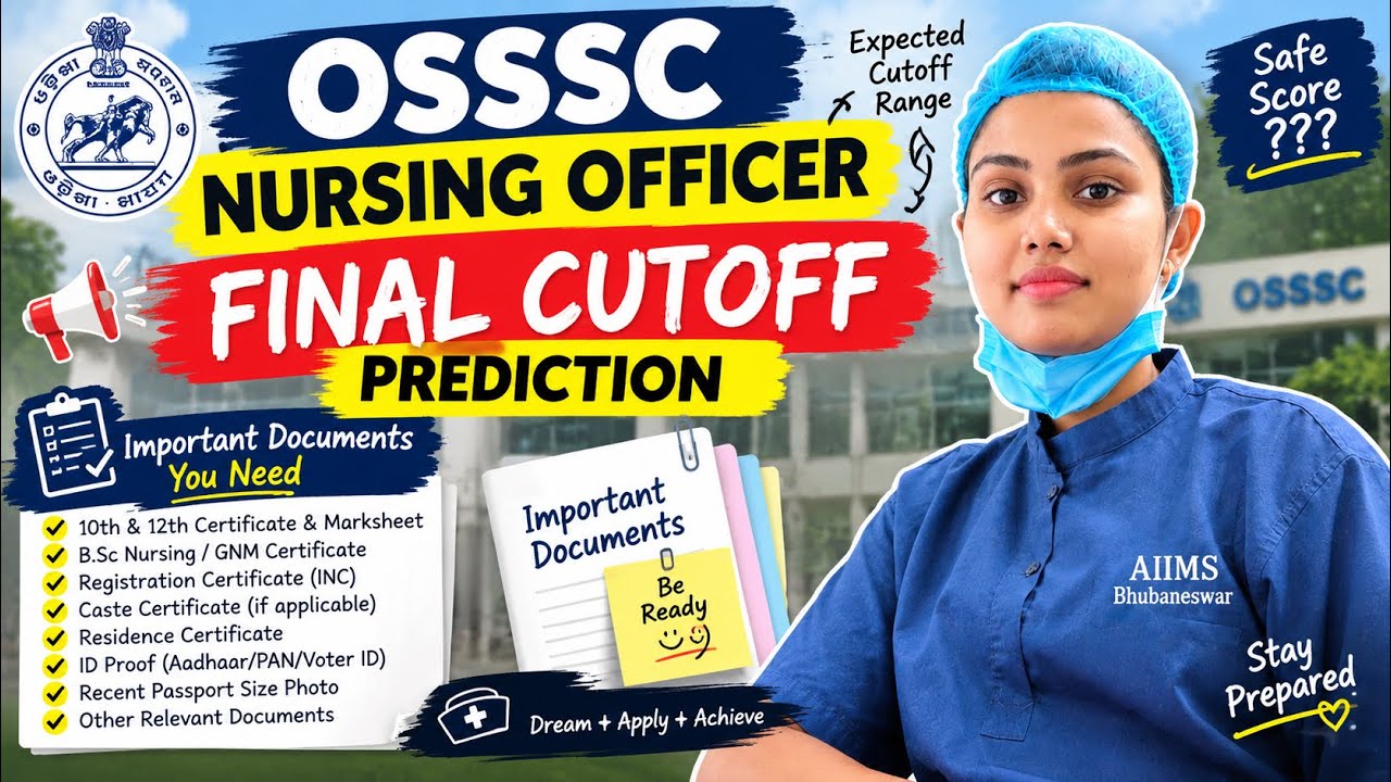 Final cutoff prediction #ossscnursingofficerexam #ossscnursingofficer