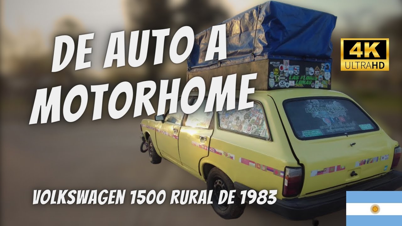 De Auto a Motorhome 🚖🇦🇷 Volkswagen 1500 