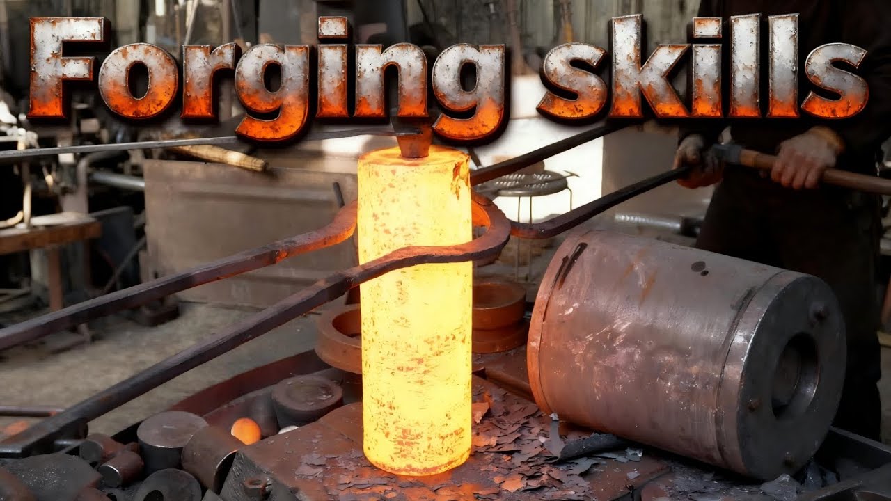 Inside the forging factory tour Industrial Steel Forging ASMR #forging #process #blacksmith #craft