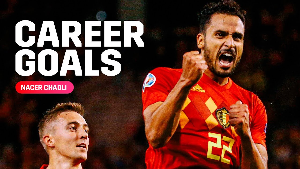 All 8 international goals scored by Nacer Chadli ⚽️ | #REDDEVILS
