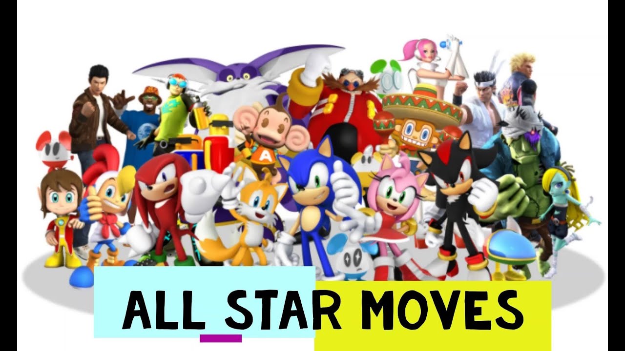 Sonic & SEGA All Stars Racing ALL STAR MOVES (HD)