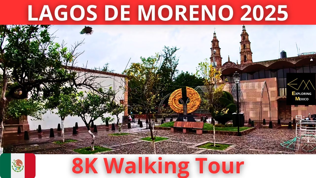 LAGOS DE MORENO Altos Norte, Pueblo Mágico 2025 8K Walking Tour | Jalisco 🇲🇽