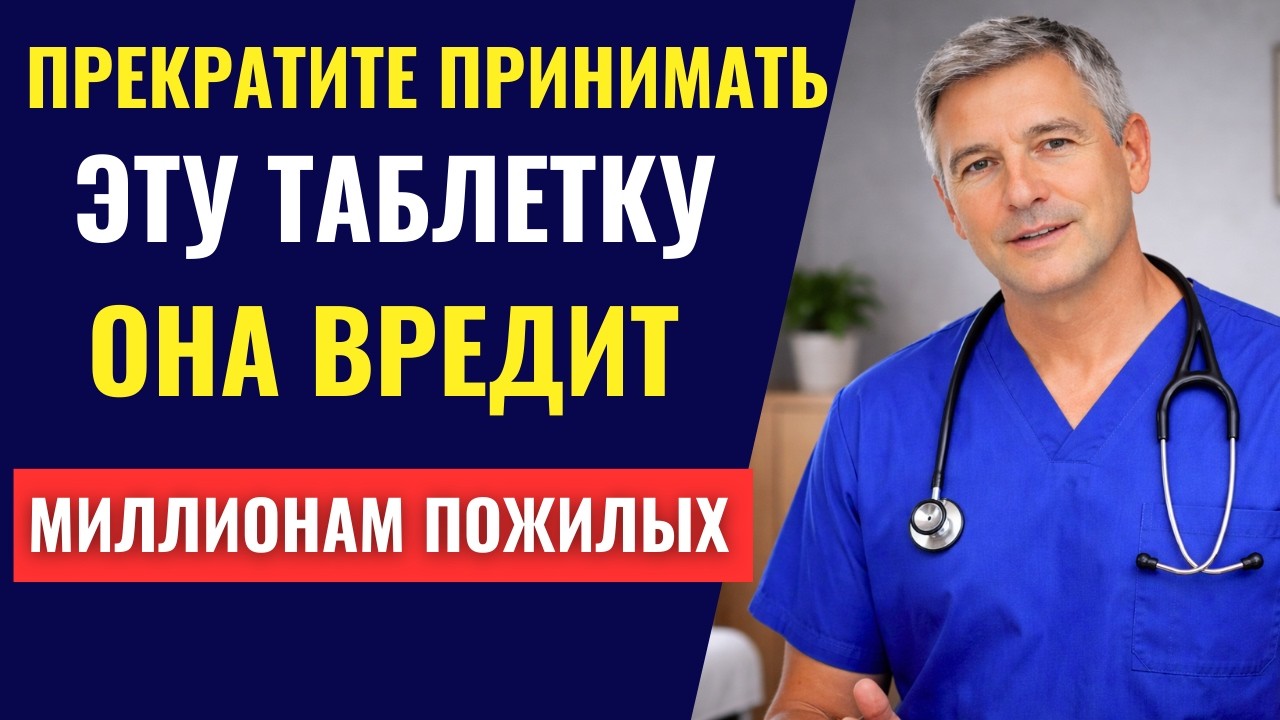 Кардиолог предупреждает: эти 5 таблеток повышают риск инфаркта и инсульта у пожилых