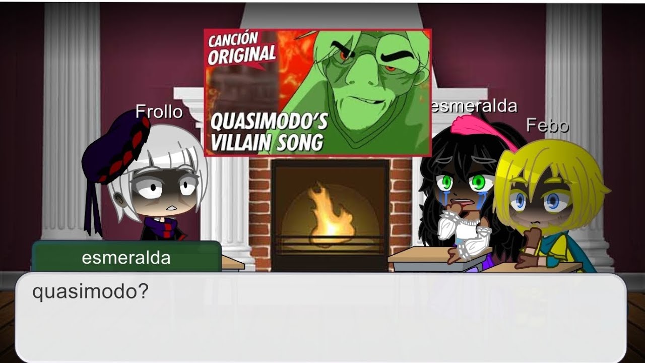 《Los amigos de Quasimodo + Frollo reaccionan a Quasimodo's villain song en español》
