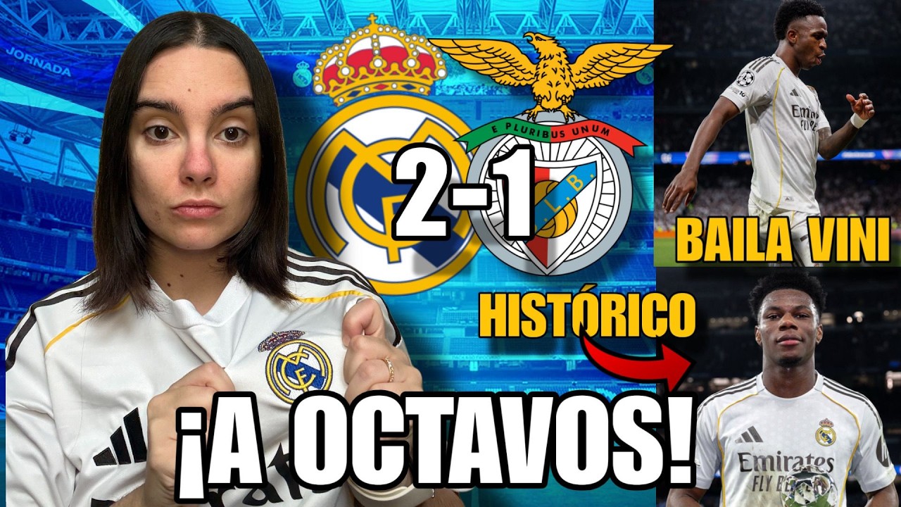 EL REAL MADRID PASA A OCTAVOS SUFRIENDO CONTRA EL BENFICA