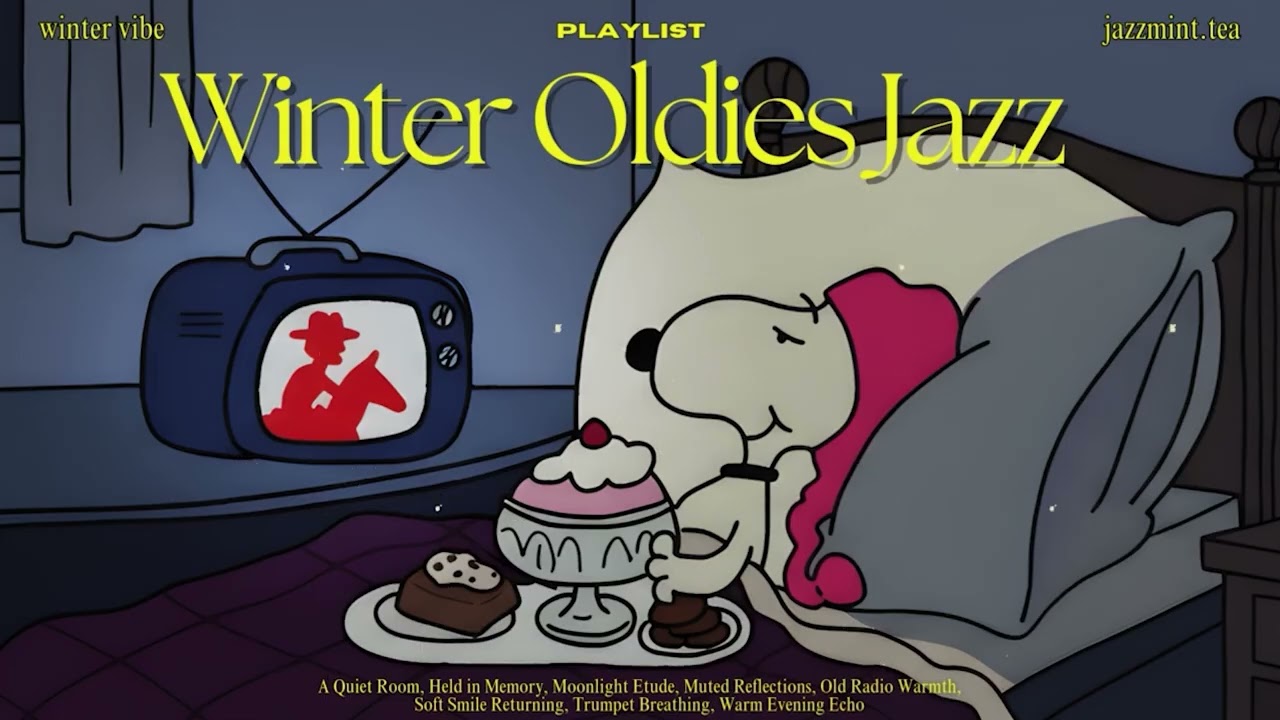 [𝐩𝐥𝐚𝐲𝐥𝐢𝐬𝐭] Classic Snoopy Winter Oldies Jazz 🎄✨ Warm Swing & Festive Nostalgia | Relax, Chill, Sleep